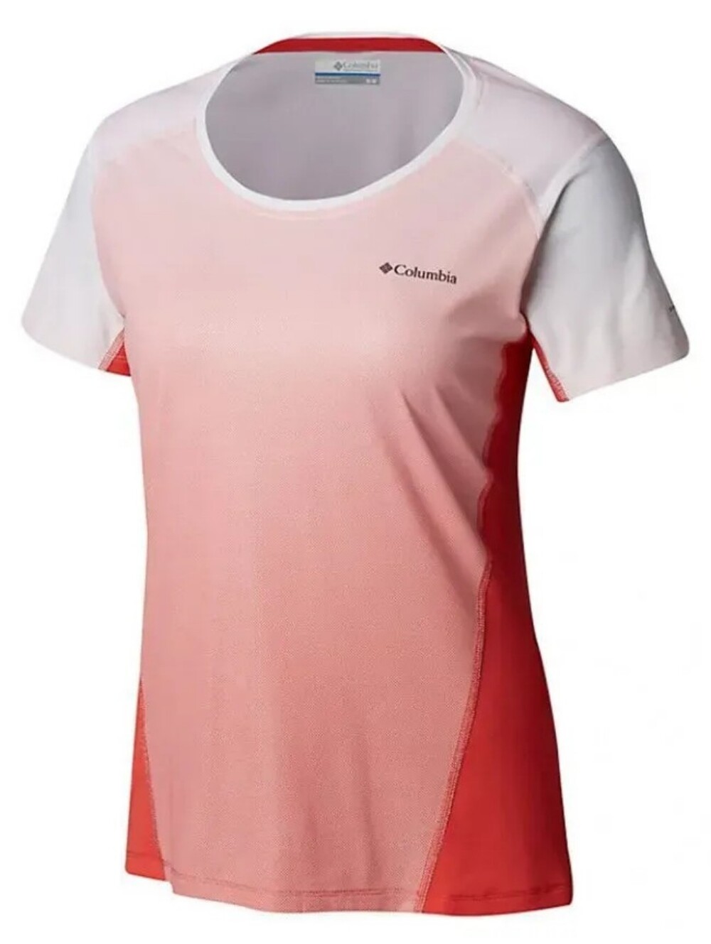 Columbia Women’s Colorblock Short-Sleeve Active T-Shirt Medium